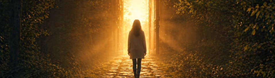 Mit der Reinkarnationstherapie geht die Betroffene in tiefere Schichten ihrer Seele.